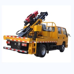 公路护栏抢修专用车 波形护栏板防撞抢修车